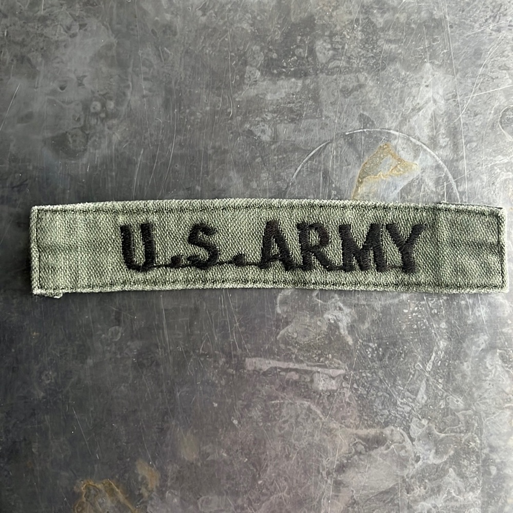 U.S. ARMY embroidered tape patch - Vintage